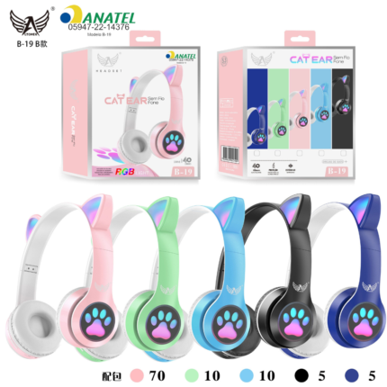 FONE DE OUVIDO BLUETOOTH HEADSET COELHO ALTOMEX B-19 B