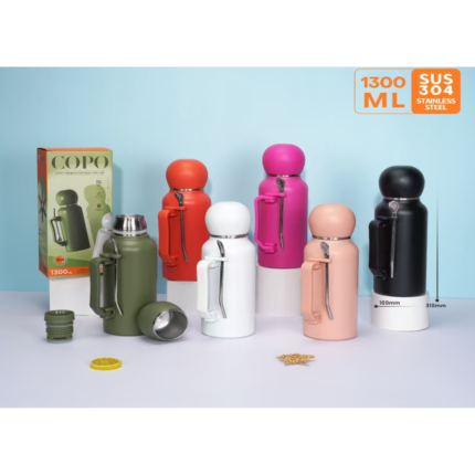 COPO TERMICO COPO EM ACO INOX CAPACIDADE 1300ML CORES DIVERSAS