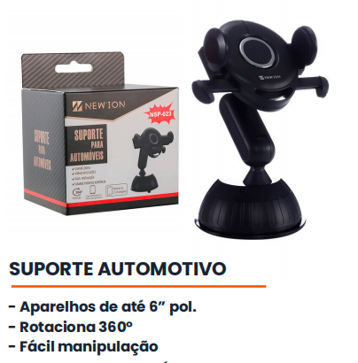 SUPORTE DE PVC PARA CELULAR