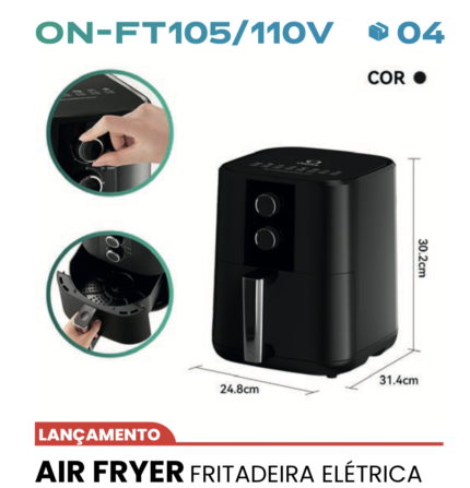 Air Fryer ON-FT105/110V (fritadeira elétrica)