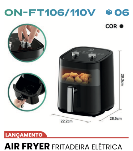 Air Fryer ON-FT106/110V (fritadeira elétrica)