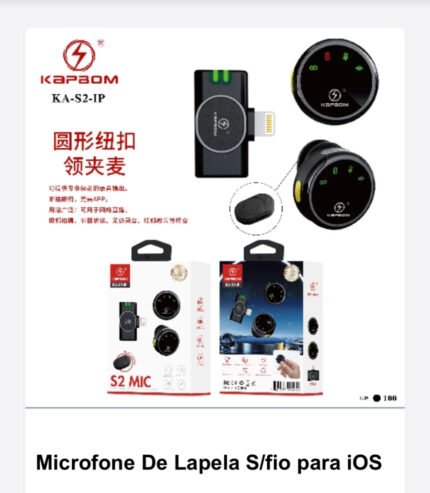 KA-S2-IP MICROFONE DE LAPELA